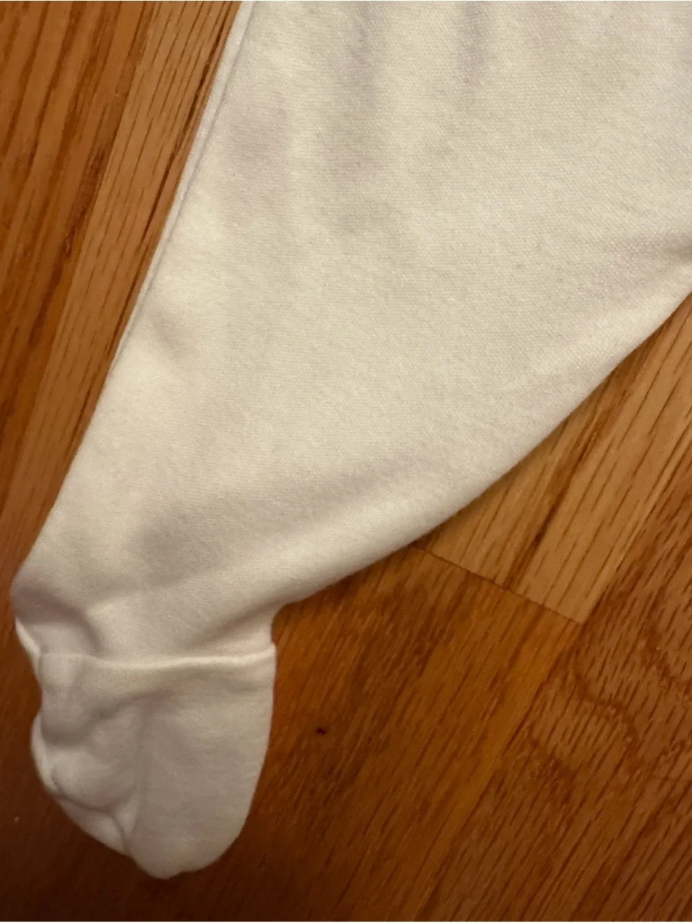 Pottery Barn 0-3 month baby White Soft Cotton Two-Piece Baby Pajama Bunny Motif